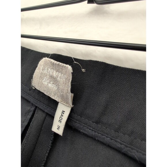 Lanvin Wool Blend Diamond Hook Closure Women's Pants Size 36/6 Made In Slovakia - Picture 13 of 16